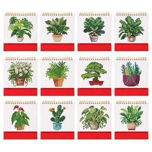 Afbeelding in Gallery-weergave laden, Diamond Painting Kalender 2026 - Kamerplanten in Pot