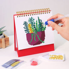 Afbeelding in Gallery-weergave laden, Diamond Painting Kalender 2026 - Kamerplanten in Pot