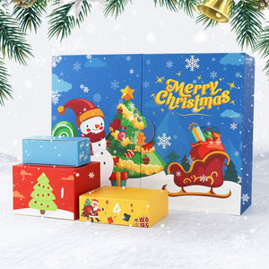 Diamond Painting Adventskalender 2025 - 12 Dagen van Glans (Blauw)