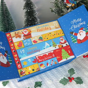 Diamond Painting Adventskalender 2025 - 12 Dagen van Glans (Blauw)
