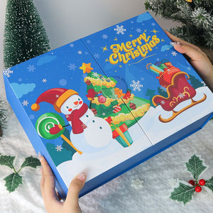 Diamond Painting Adventskalender 2025 - 12 Dagen van Glans (Blauw)