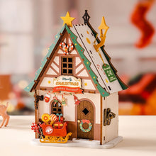 Afbeelding in Gallery-weergave laden, Miniatuurhuisje Fonkelend Kersthuisje