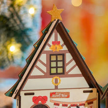 Afbeelding in Gallery-weergave laden, Miniatuurhuisje Fonkelend Kersthuisje