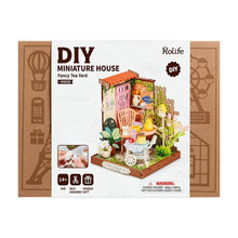 Afbeelding in Gallery-weergave laden, Miniatuurhuisje Sfeervolle Theetuin
