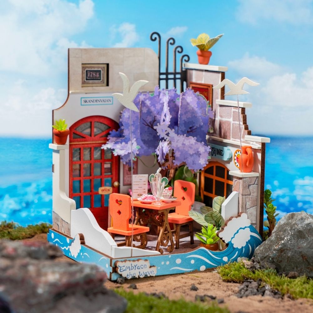 Miniatuurhuisje Zomerrestaurant aan Zee