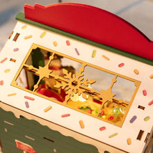 Afbeelding in Gallery-weergave laden, Miniatuurhuisje - Kerst-snoepkraam