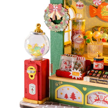 Afbeelding in Gallery-weergave laden, Miniatuurhuisje - Kerst-snoepkraam
