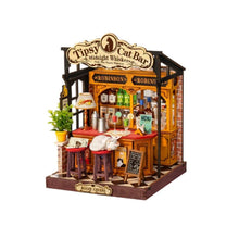 Afbeelding in Gallery-weergave laden, Miniatuurhuisje - Tipsy kattenbar