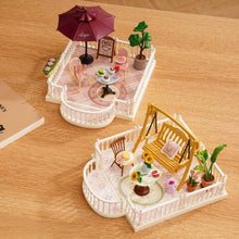 Afbeelding in Gallery-weergave laden, Miniatuurhuisje - Zonnige pauzeterras