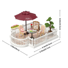 Afbeelding in Gallery-weergave laden, Miniatuurhuisje - Chic caféterras