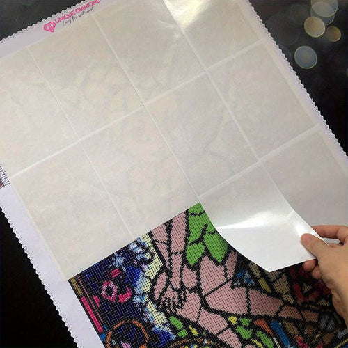 10x Siliconenpapier XL Diamond Painting
