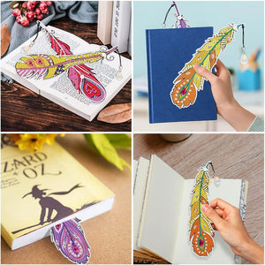 Diamond Painting Bladwijzers 6x Stijl Veer