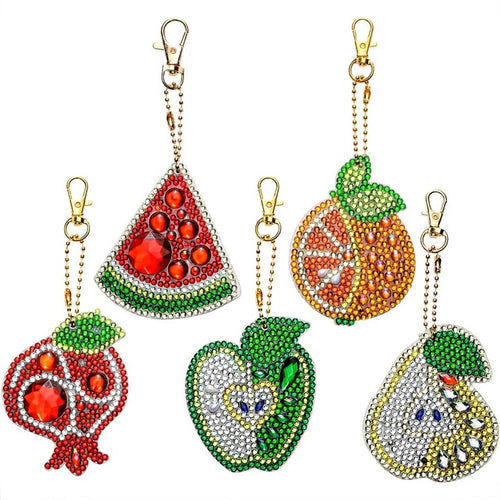 Fruit Hanger Diamond Painting Set van 5 Stuks