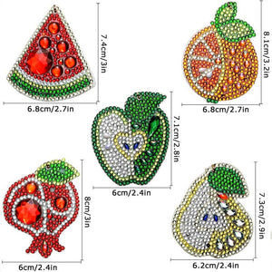 Fruit Hanger Diamond Painting Set van 5 Stuks