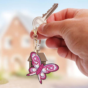 Charms Vlinder Diamond Art Set van 5 Stuks