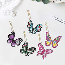 Afbeelding in Gallery-weergave laden, Charms Vlinder Diamond Art Set van 5 Stuks