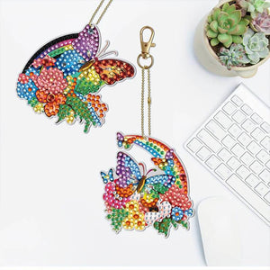 Diamond Painting Mooie Vlinders met Set van 5 Stuks