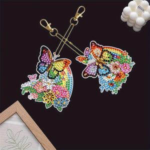 Diamond Painting Mooie Vlinders met Set van 5 Stuks