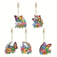 Afbeelding in Gallery-weergave laden, Diamond Painting Mooie Vlinders met Set van 5 Stukken