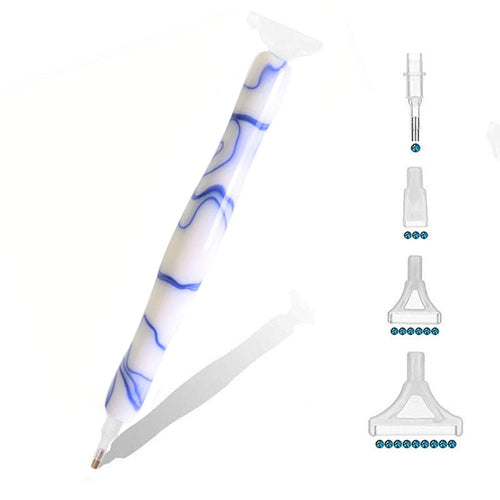 Premium ergonomische pen Diamond Painting Blauwe Golven 5 Varianten