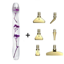 Afbeelding in Gallery-weergave laden, Premium Ergonomische Pen Diamond Painting Paarse Bloemen 5 Varianten