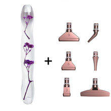 Afbeelding in Gallery-weergave laden, Premium Ergonomische Pen Diamond Painting Paarse Bloemen 5 Varianten