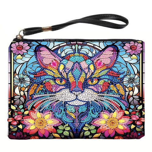 Polstas Diamond Painting met Kat