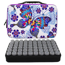 Afbeelding in Gallery-weergave laden, Diamond Painting Etui Vlinder met 70 Compartimenten + Accessoires
