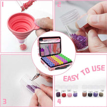 Afbeelding in Gallery-weergave laden, Diamond Painting Etui Vlinders met 60 Vakken + Accessoires