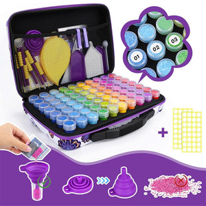 Diamond Painting Etui Vlinders met 70 Vakken + Accessoires
