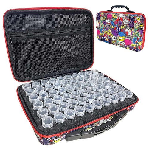 Etui Diamond Painting Straatkunst met 60 Potjes