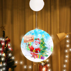 LED Lamp Diamond Painting Hangend Kerst