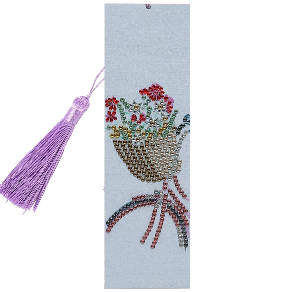 Bladwijzers Diamond Painting Bloemenmand