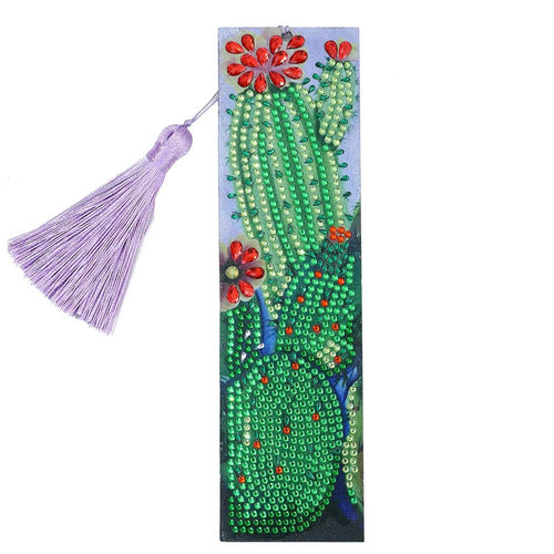 Boekmerken Diamond Painting Cactus