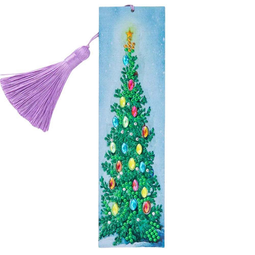 Boekmerk Diamond Painting Kerstboom
