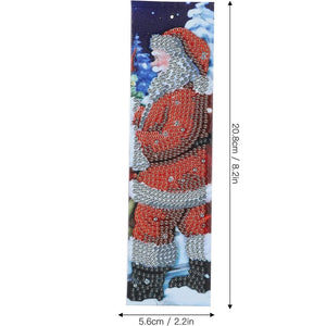 Diamond Painting Bladwijzers Kerstman