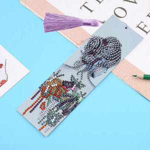 Diamond Painting Boekenlegger Vrouw met Bloemen