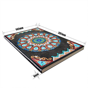 Diamond Painting Boek Blauwe Bloem