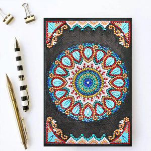 Diamond Painting Boek Blauwe Bloem