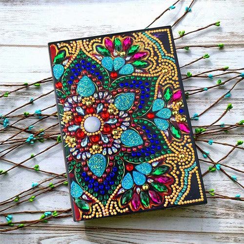 Notitieboek Diamond Painting met Bloem