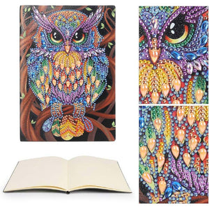 Diamond Painting boek Uil