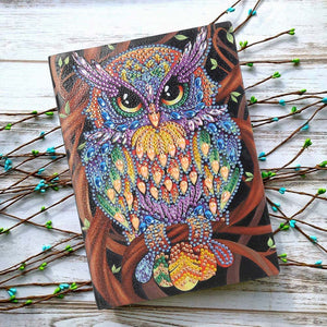 Diamond Painting boek Uil
