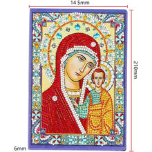 Afbeelding in Gallery-weergave laden, Diamond Painting Boek Maagd Maria met Jezus
