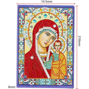 Diamond Painting Boek Maagd Maria met Jezus