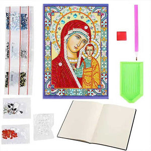 Diamond Painting Boek Maagd Maria met Jezus
