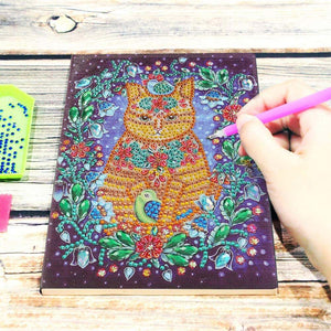 Diamond Painting Boek Kat