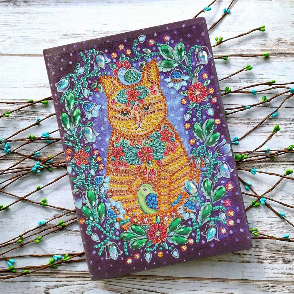 Diamond Painting Boek Kat