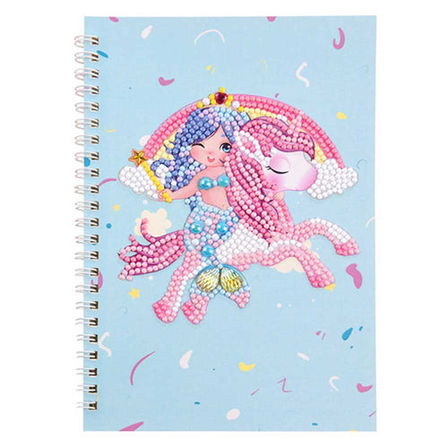 Diamond Painting Boek Zeemeermin met Eenhoorn