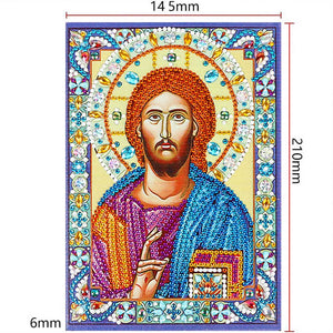 Diamond Painting Boek Icoon Jezus