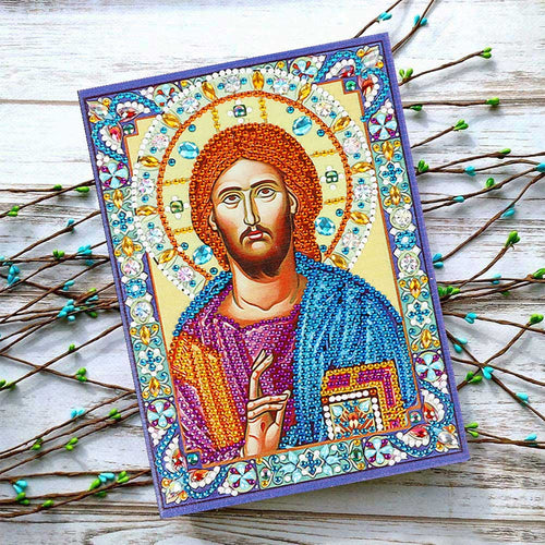 Notitieboek Diamond Painting Icoon Jezus